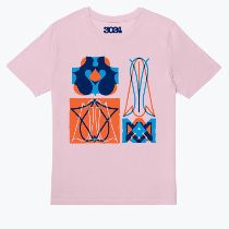 Pink Erosie-designed t-shirt
