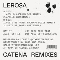 Catena Remixes by Lerosa